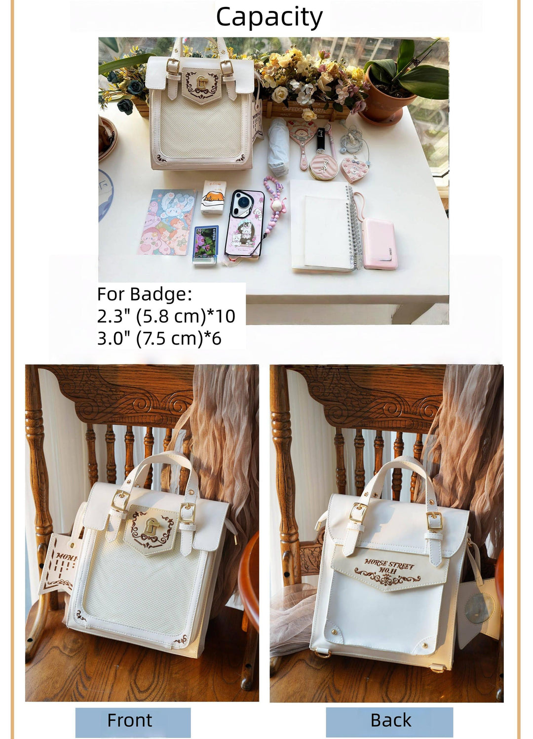 Vintage Embroidered Ita Bag, Clear Display Window 45415:846889