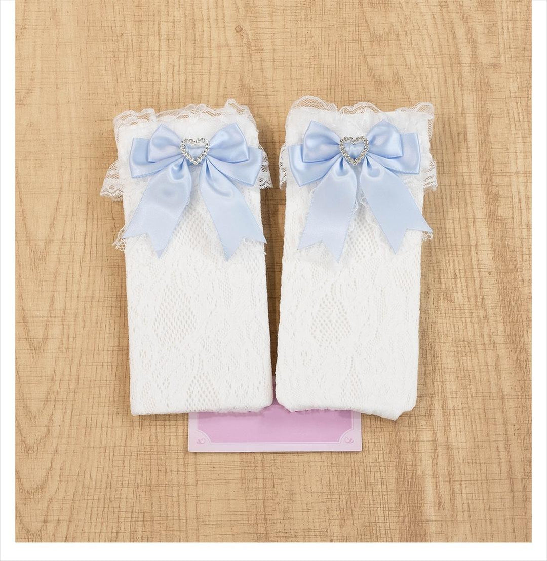 Jirai Kei Socks Kawaii Socks Butterfly Lace Mid-Calf Socks 21542:629532