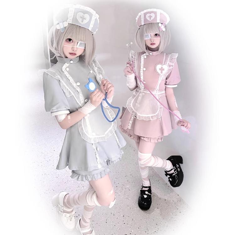 Tenshi Kaiwai Dress Set Nurse Medical Series Outfit Sets 37460:560018