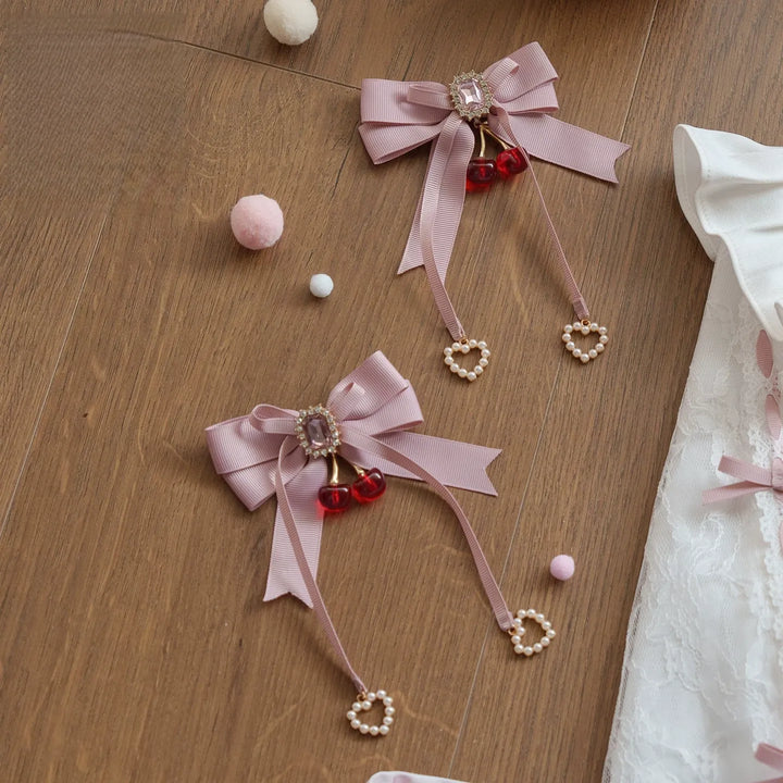 Kawaii Lolita Bunny Print JSK Dress, Detachable Apron (M) / L M S) 45164:838509