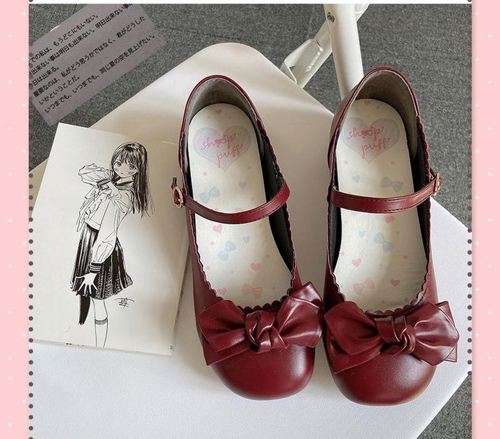 Kawaii Fashion Lolita Round-Toe Mary Jane Shoes Multicolor 22832:327402 22832:327402