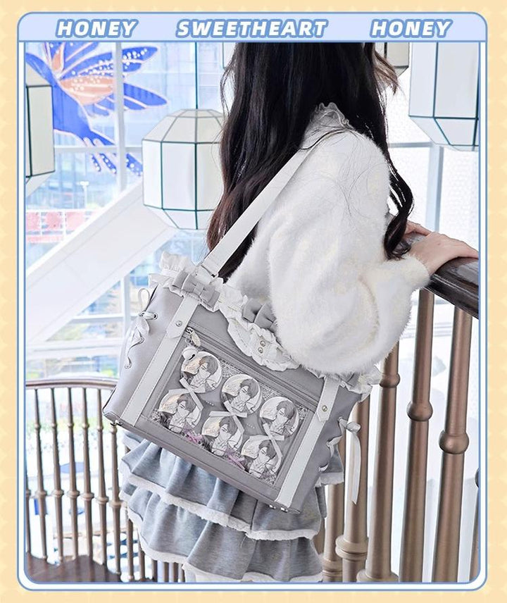 ACG Culture Satin Ita Bag Handle Bag With Removable Ribbon 43101:768409