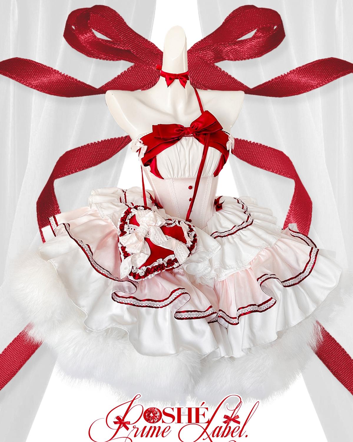 Lolita Dress Fishbone Dress Corset Dress Multicolor 36380:540664