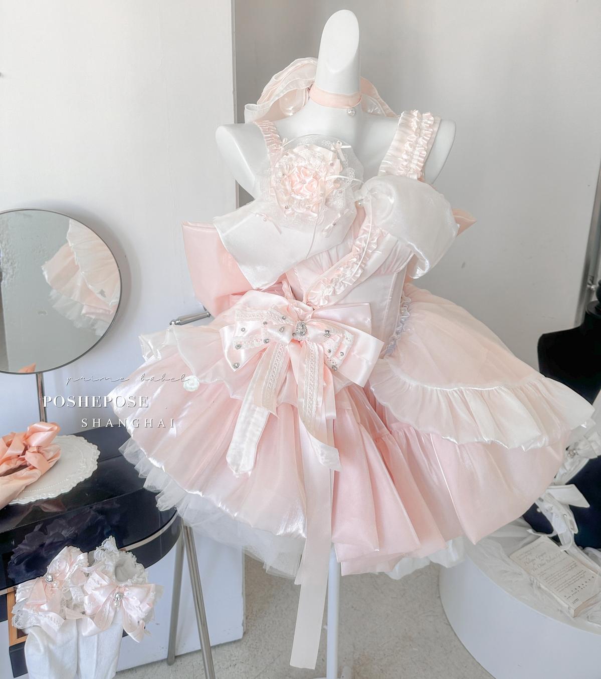 Lolita Dress Corset Dress Princess Vibe Dress Macaron Dress 36382:541698