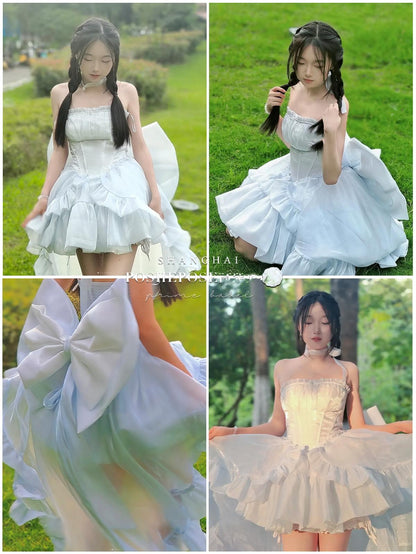 Lolita Dress Corset Dress Princess Vibe Dress Macaron Dress 36382:541848