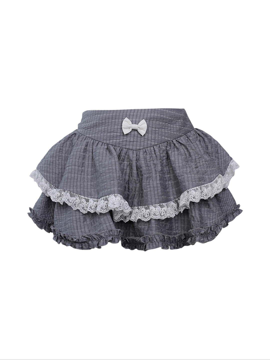 Preppy-Inspired Gyaru Halter Neck Blouse, Mini Skirt (L M S XS) 43429:780000