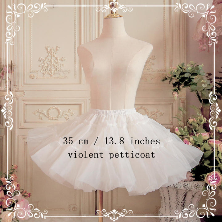 Lolita Petticoat 35CM Soft Organza Violent A-line Petticoat 41004:684718