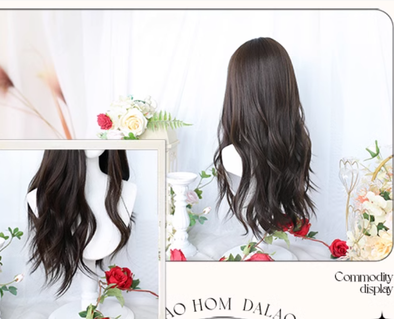 Lolita Wig Long Curly Wig Natural Wig Multi-color 35618:496296 35618:496296