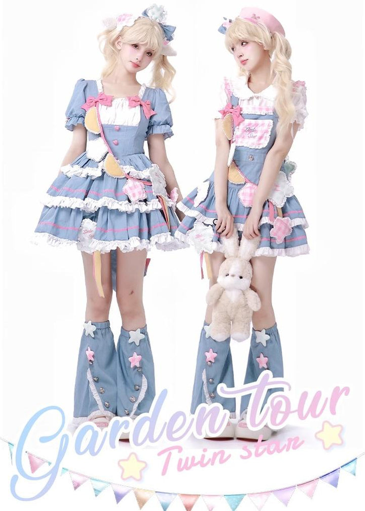 Sweet Lolita Dress Salopette Overall Skirt 37002:544300 37002:544300