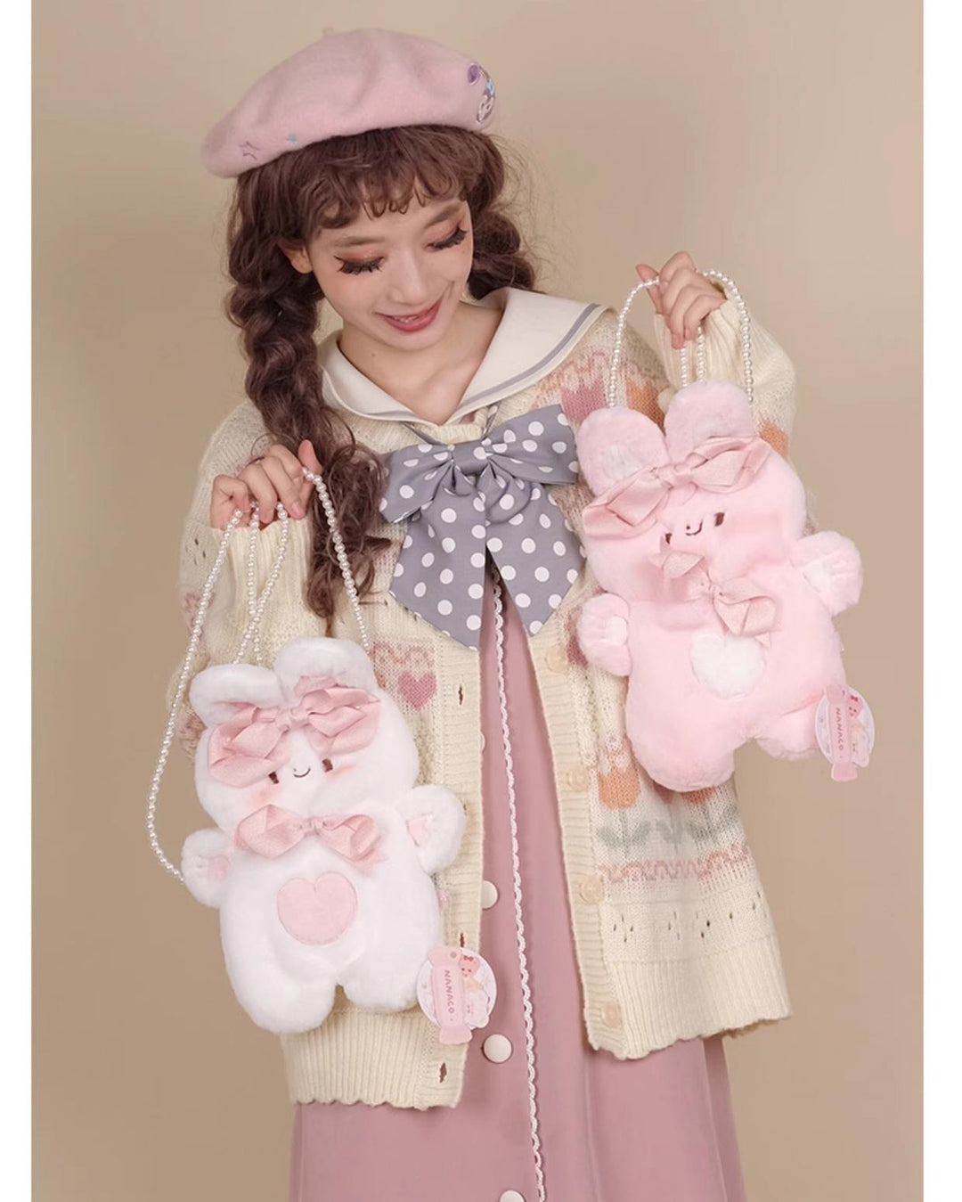 Sweet Lolita Bag Rabbit Crossbody Bag Cute Phone Bag 41086:686302