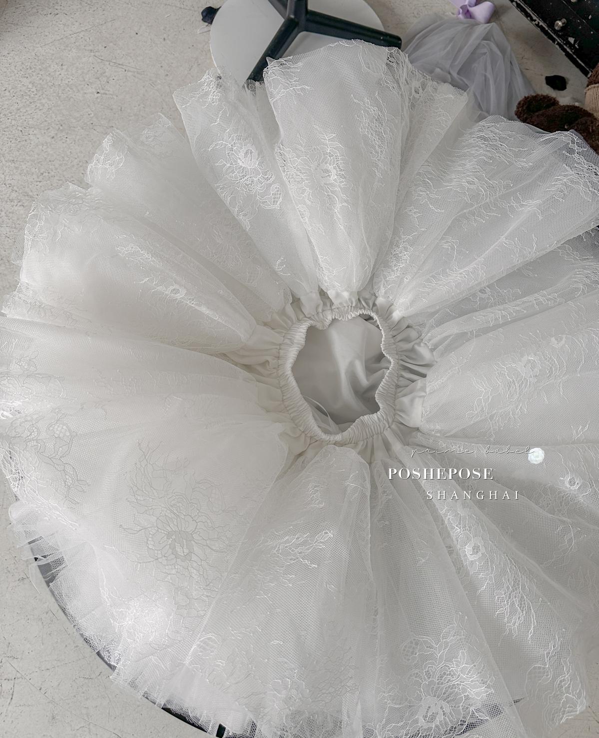 Lolita Dress Petticoat Puffy Black And White Pettipants 36386:542738