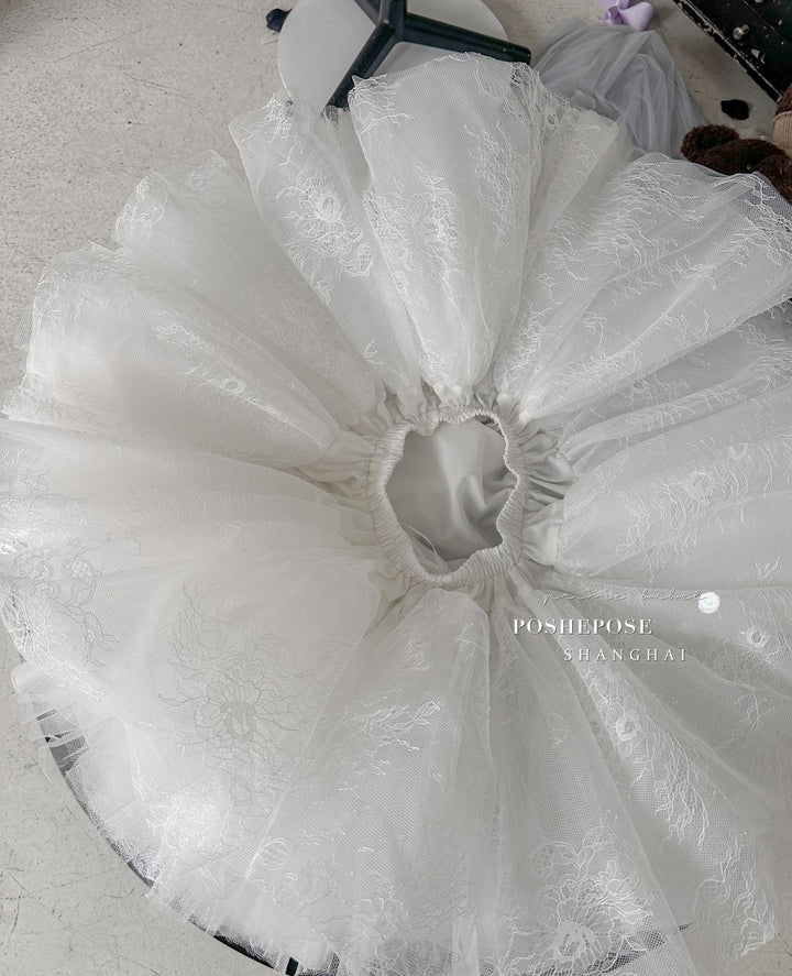 Lolita Dress Petticoat Puffy Black And White Pettipants 36386:542738 36386:542738