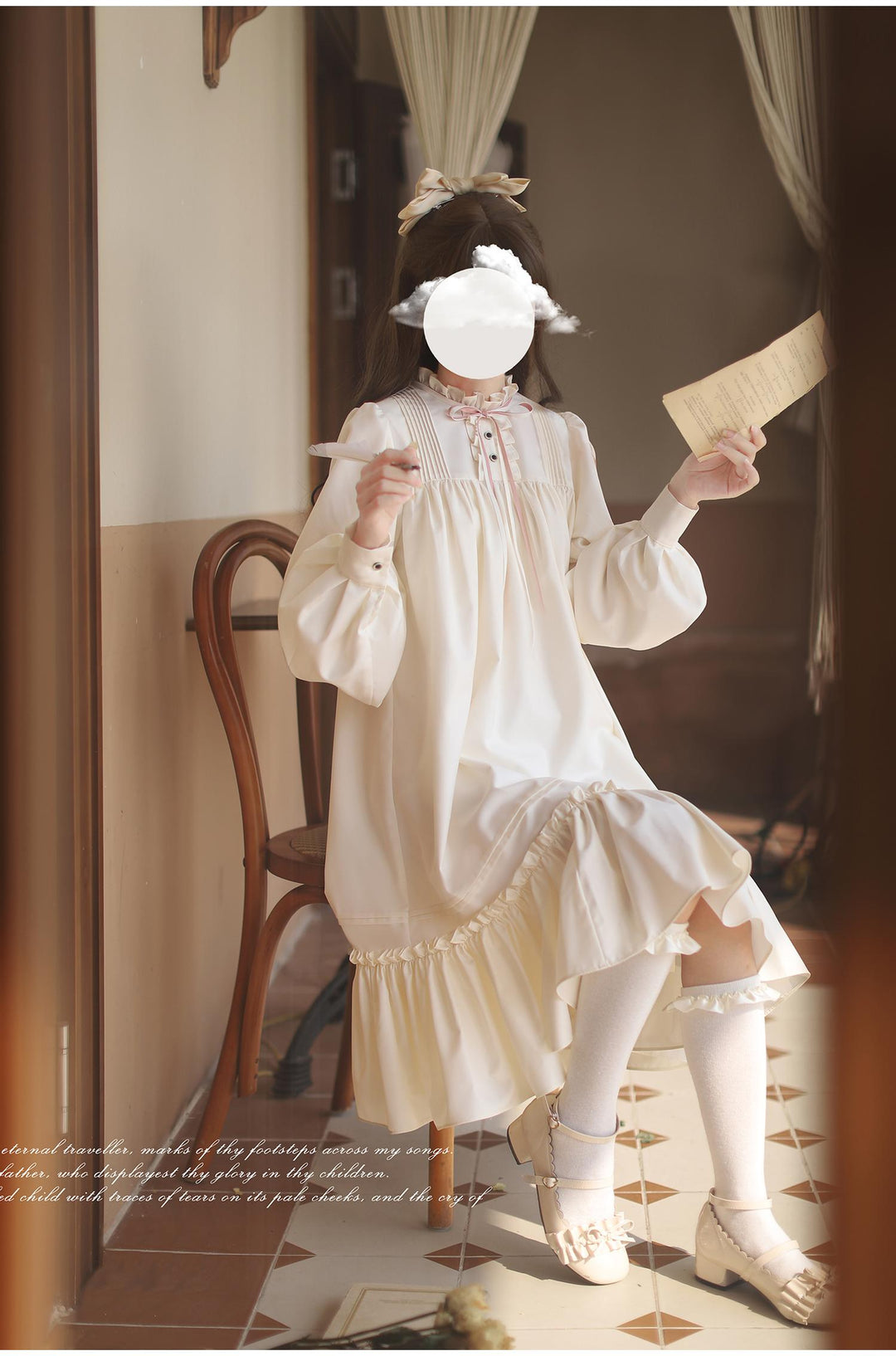 Sweet Lolita Coat Peter Pan Collar Pink Coat Lolita Dress 41078:684810