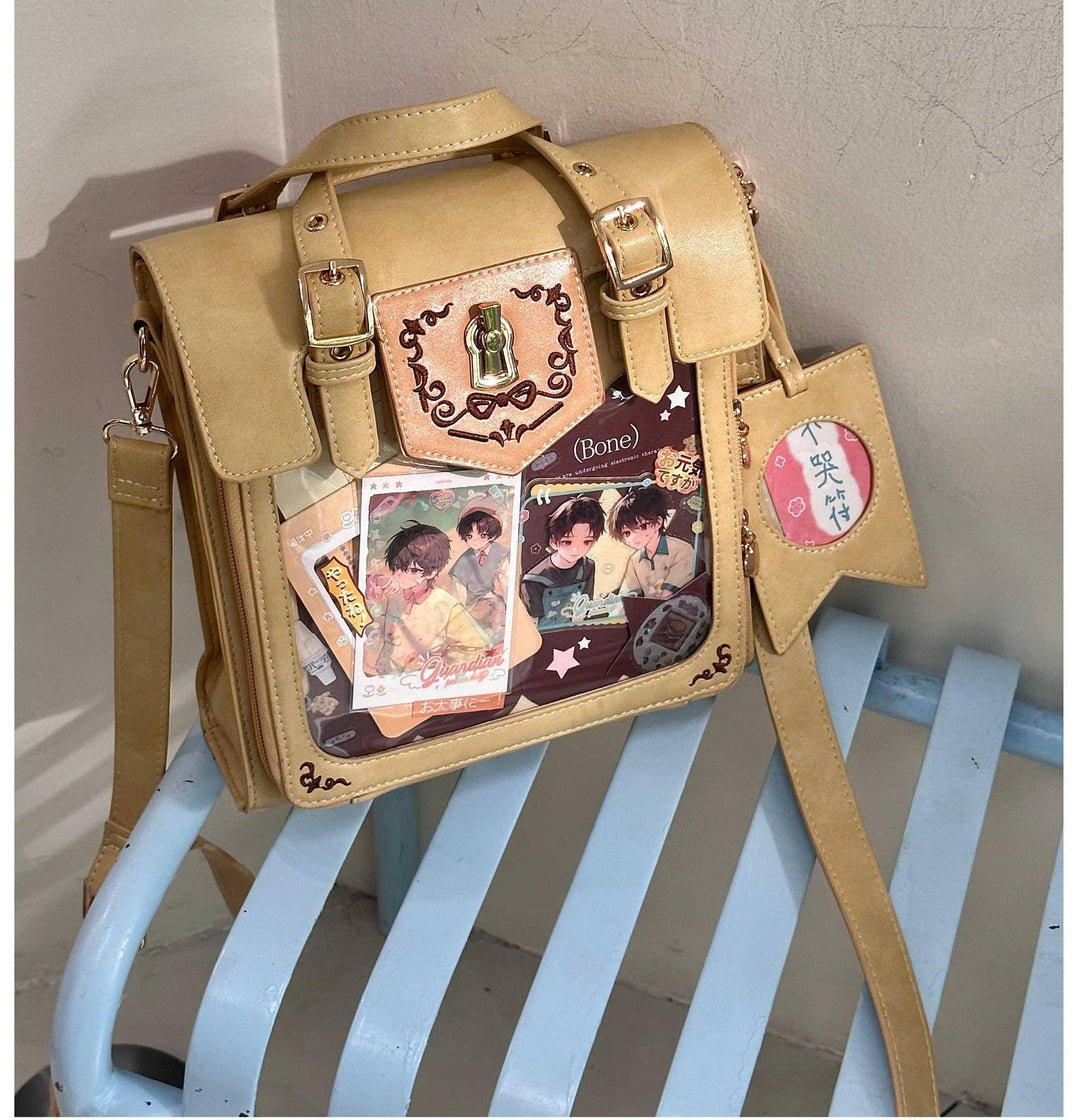 Vintage Embroidered Ita Bag, Clear Display Window 45415:846878