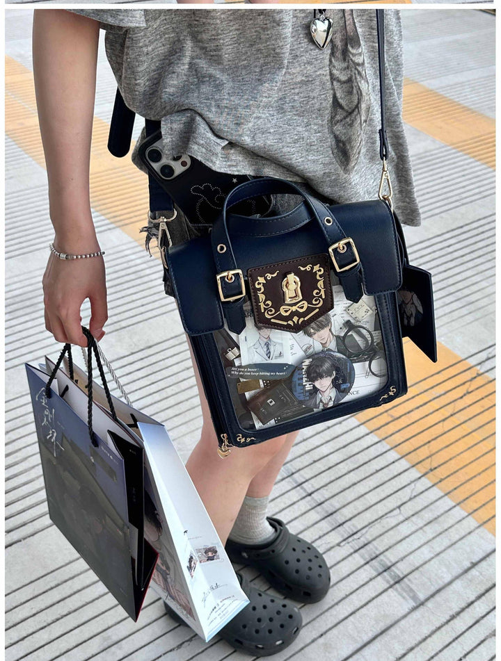 Vintage Embroidered Ita Bag, Clear Display Window 45415:846865