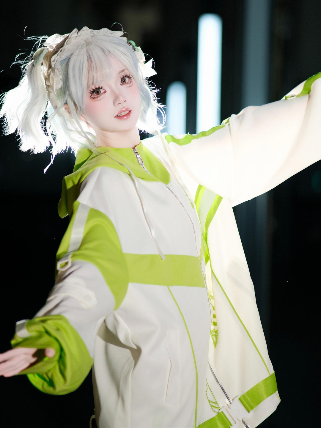 Plus Size Tenshi Kaiwai Outfit, Jacket and Shorts 44120:796944