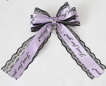 Jirai Kei Hair Clips Ryousangata Ribbon Bow Headwear 22542:370434 22542:370434