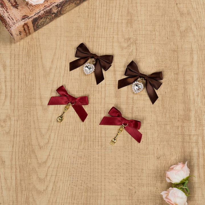 Jirai Kei Hair Clips, Rhinestone Pendant, Cutlery Pendant 44682:829996