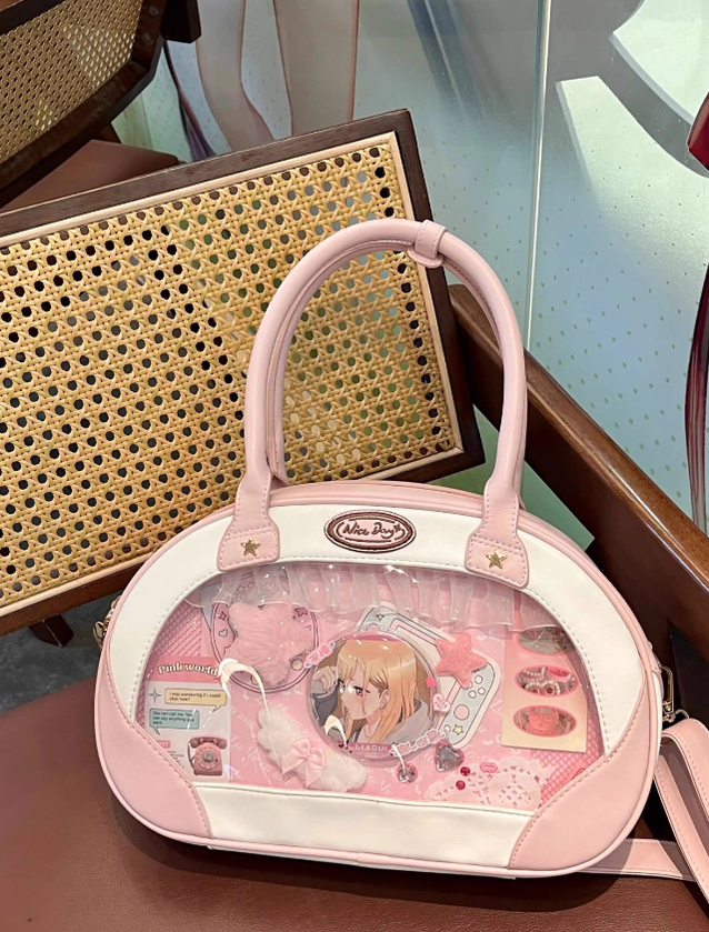 Adorable Itabag Dog Frisbee Crossbody Bag Embroidered Bag 38892:642416