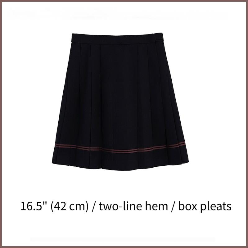 Navy and Pink JK Uniform Top + Pleated Skirt (2XL 3XL L M S XL) 43790:785314