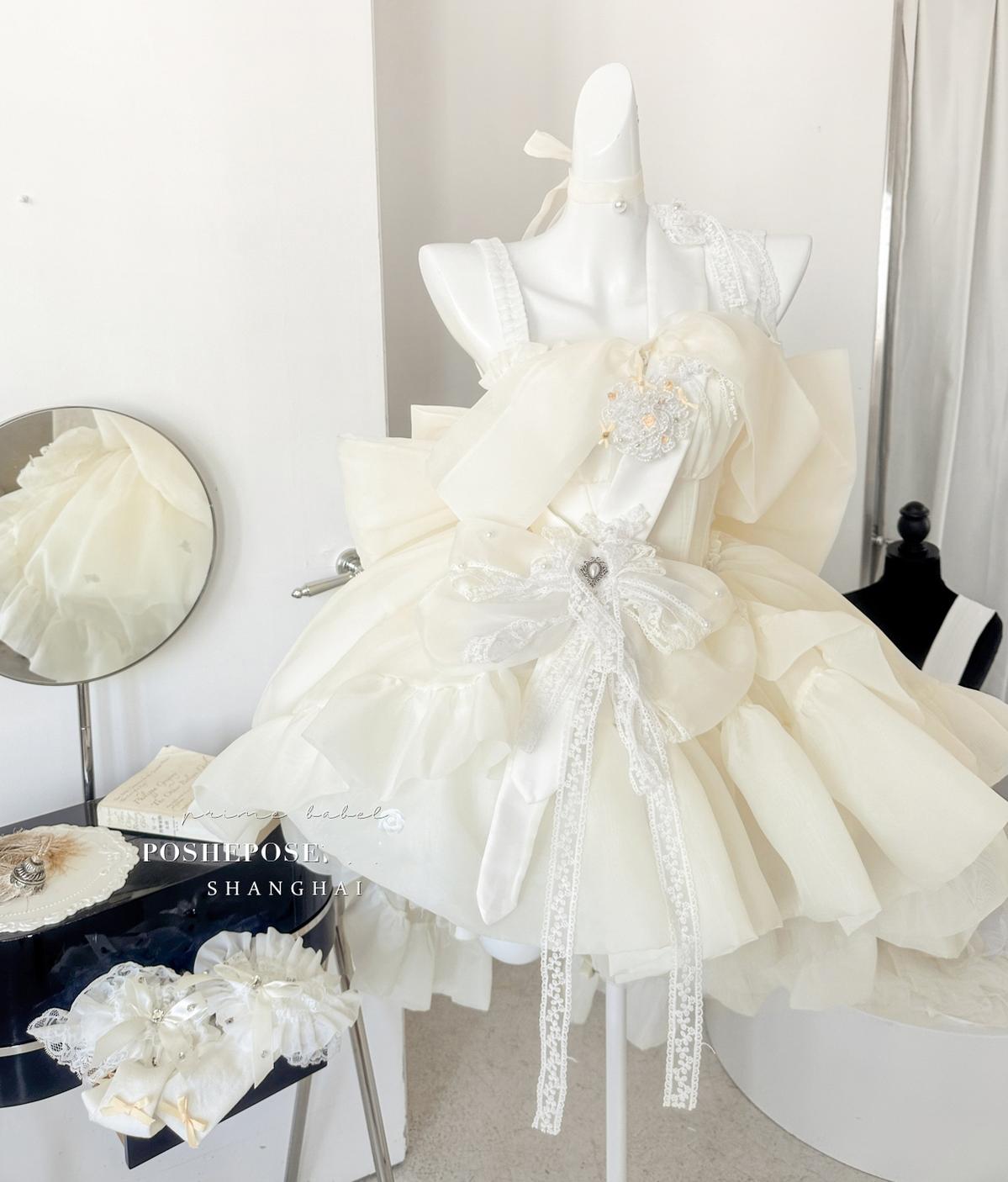 Lolita Dress Corset Dress Princess Vibe Dress Macaron Dress 36382:541762