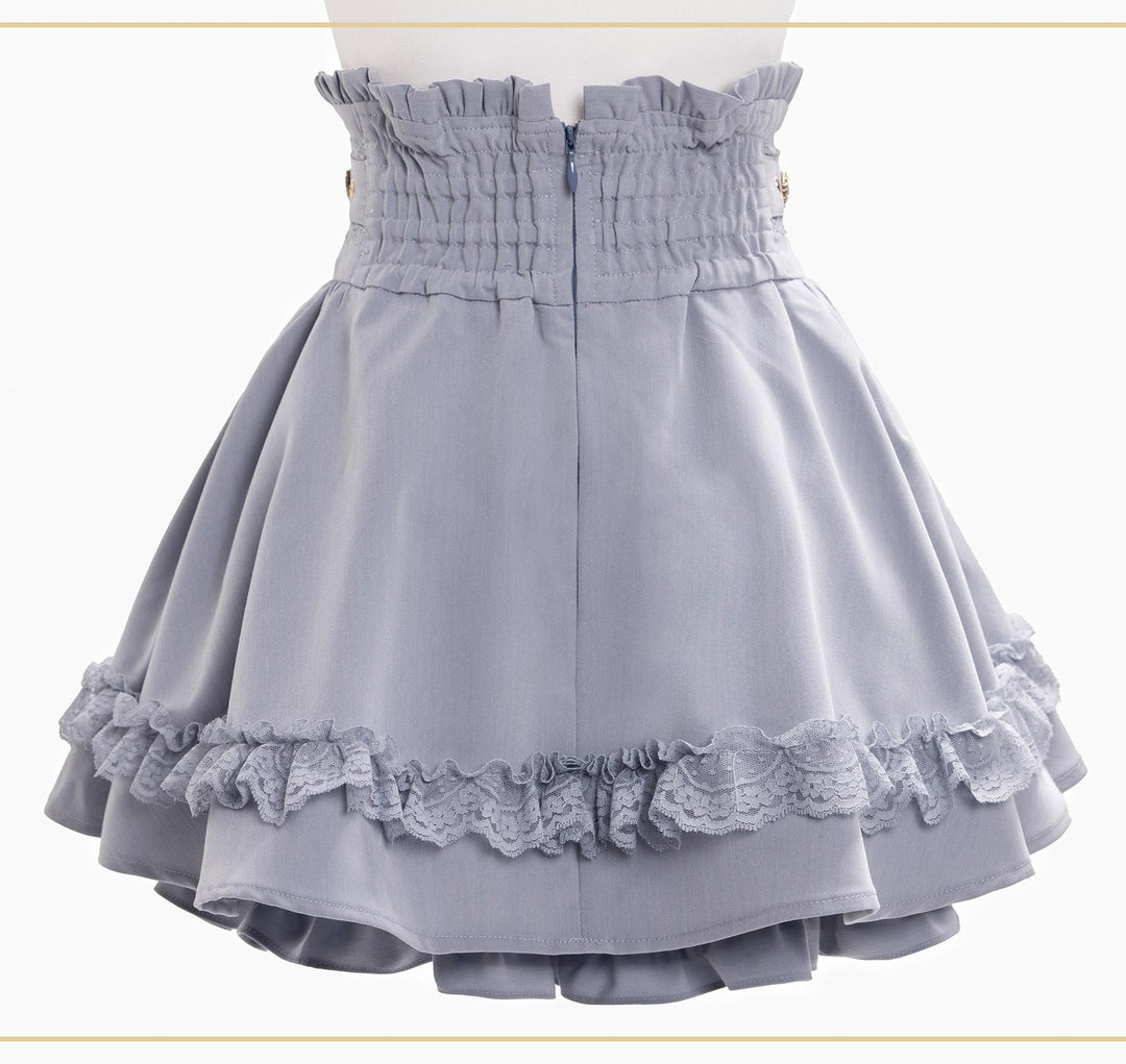 Jirai Kei High Waist Skirt, Built-in Safety Shorts 45720:860460
