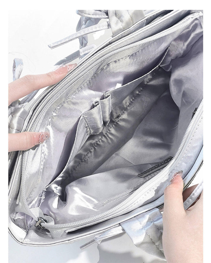 Imitation Silk Tote Itabag, Multiple Color 45430:851770