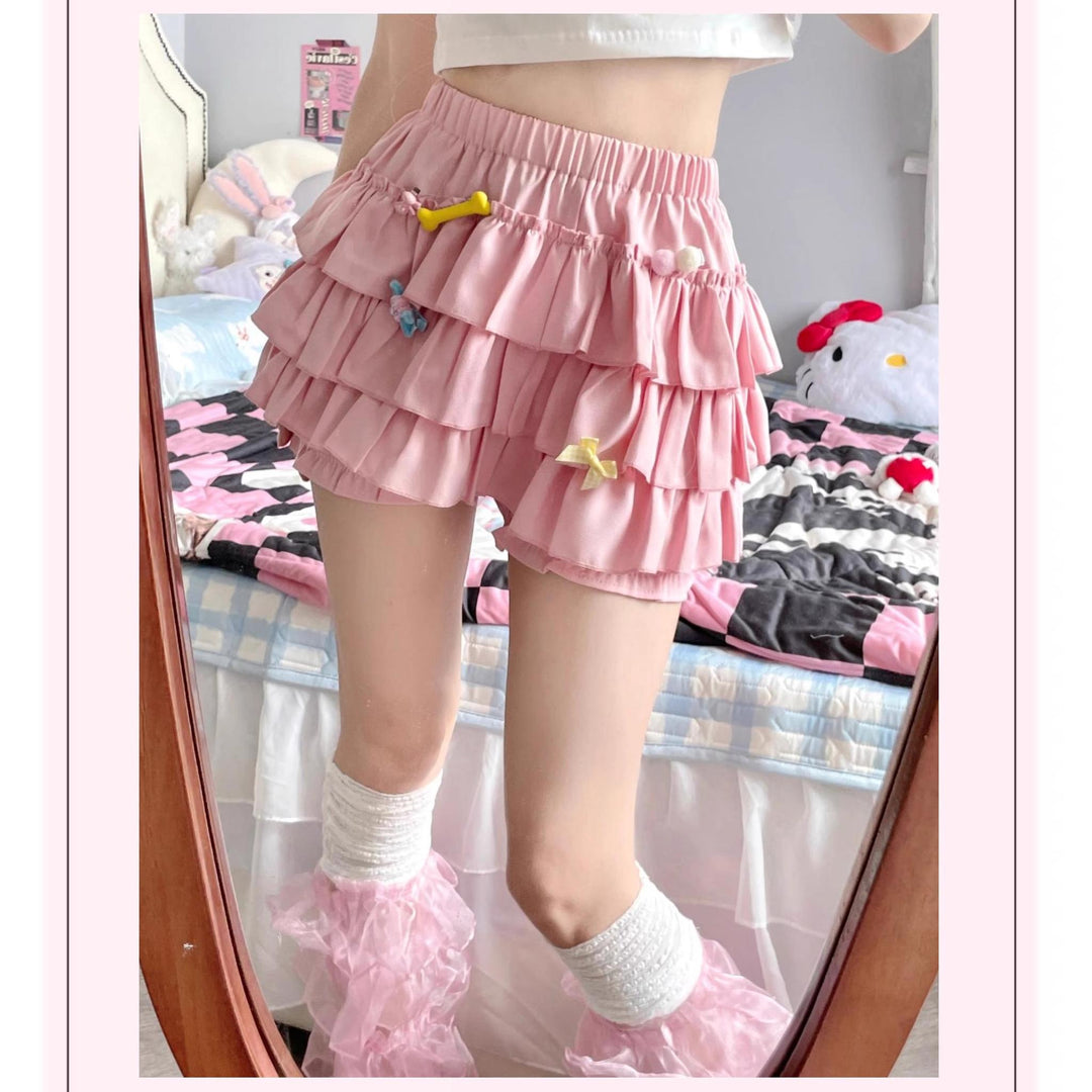 Kawaii Pantskirt Pumpkin Shorts Puff Skirt 37734:585138