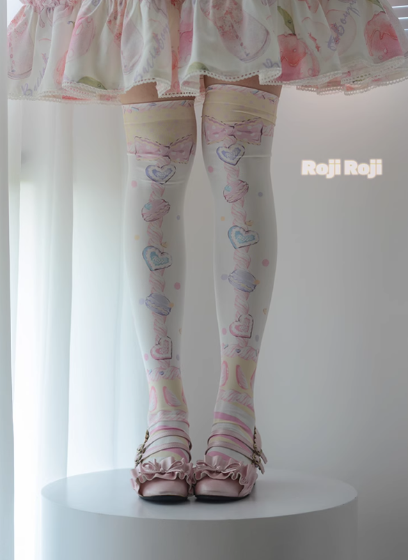 Lolita Woman Socks Pastel color Colour Knee-High Socks 31746:367404 31746:367404