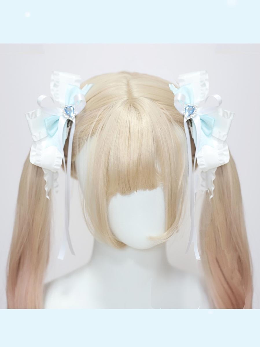 Jirai kei Hair Clip Fairy Butterfly Hair Accessory Ribbon Hairpin 35624:515548