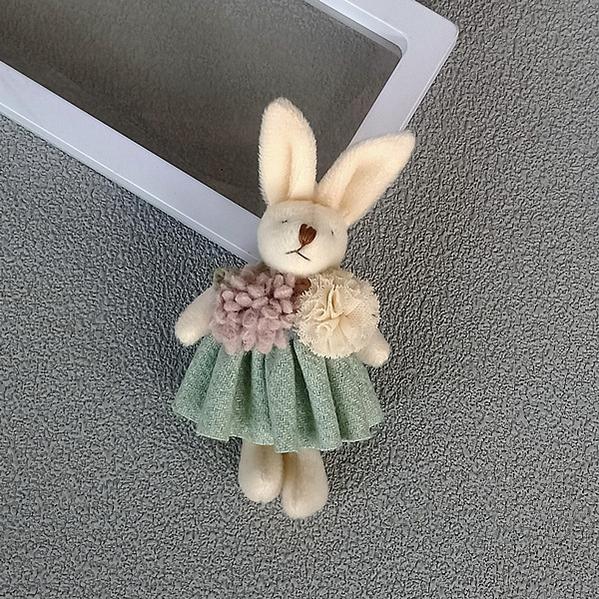 Mori Kei Brooch Cute Doll Brooch Plush Bunny Pin For Bags 36430:520964