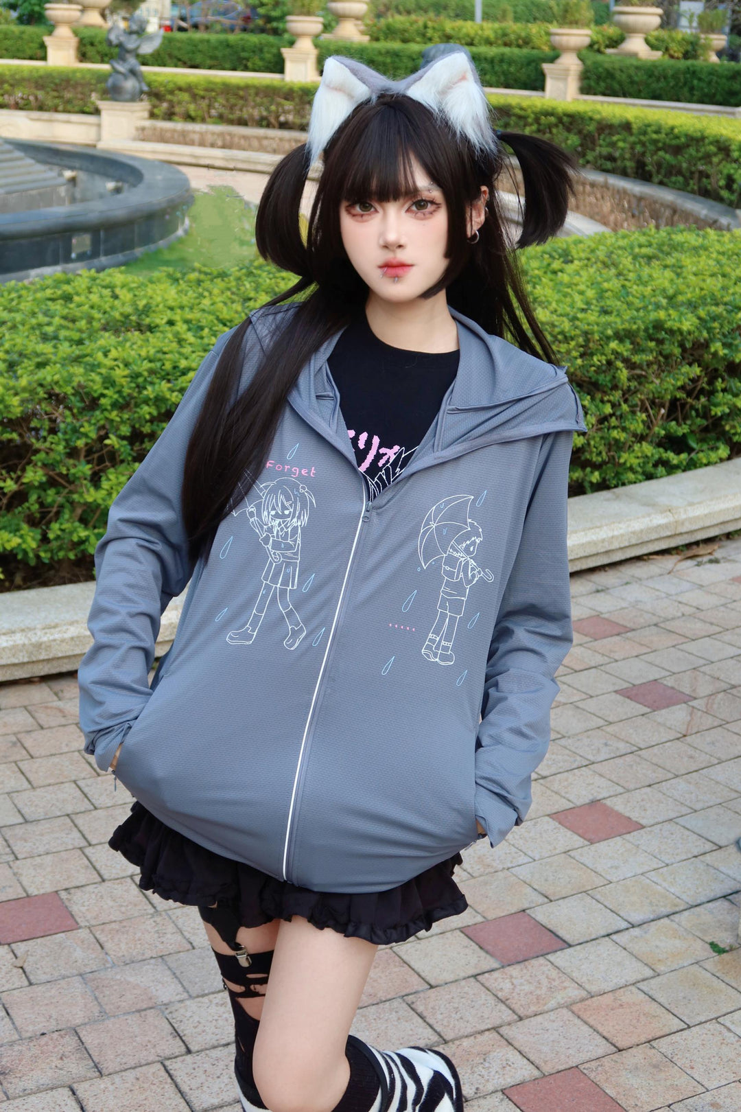 Kawaii Sun Protection Jacket Anti UV Hoodie 35692:499560