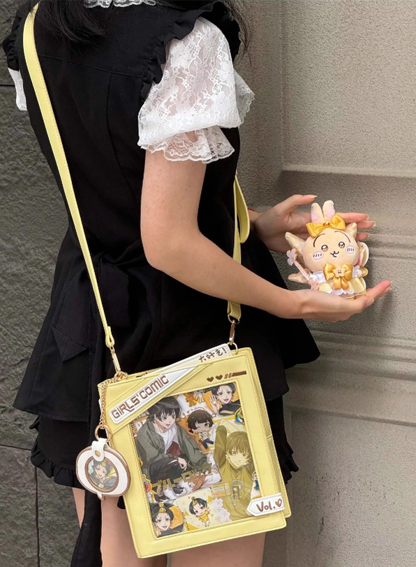 Kawaii Itabag Crossbody Bag Book-shaped Bag 40112:670926