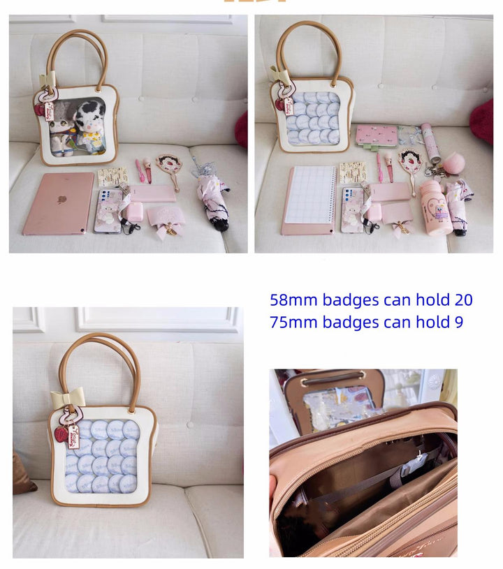 Kawaii Fashion Crossbody Handbag Bow Itabag 7 Colors 21914:326454