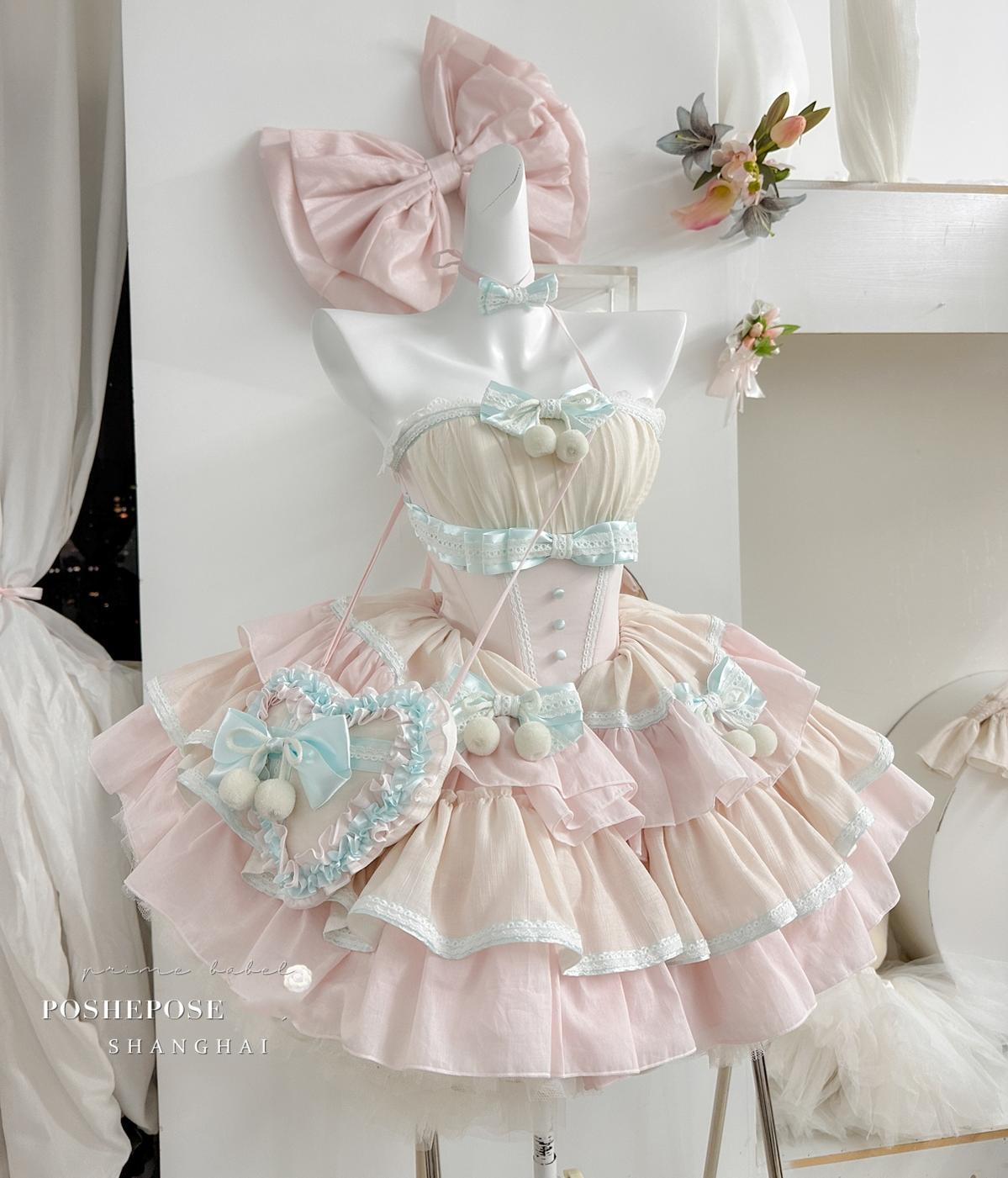 Lolita Petticoat Skirt White Multi-layer Pettipants 36394:549796