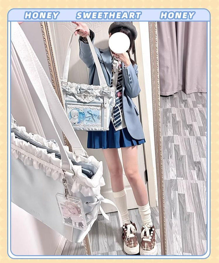 ACG Culture Satin Ita Bag Handle Bag With Removable Ribbon 43101:768426