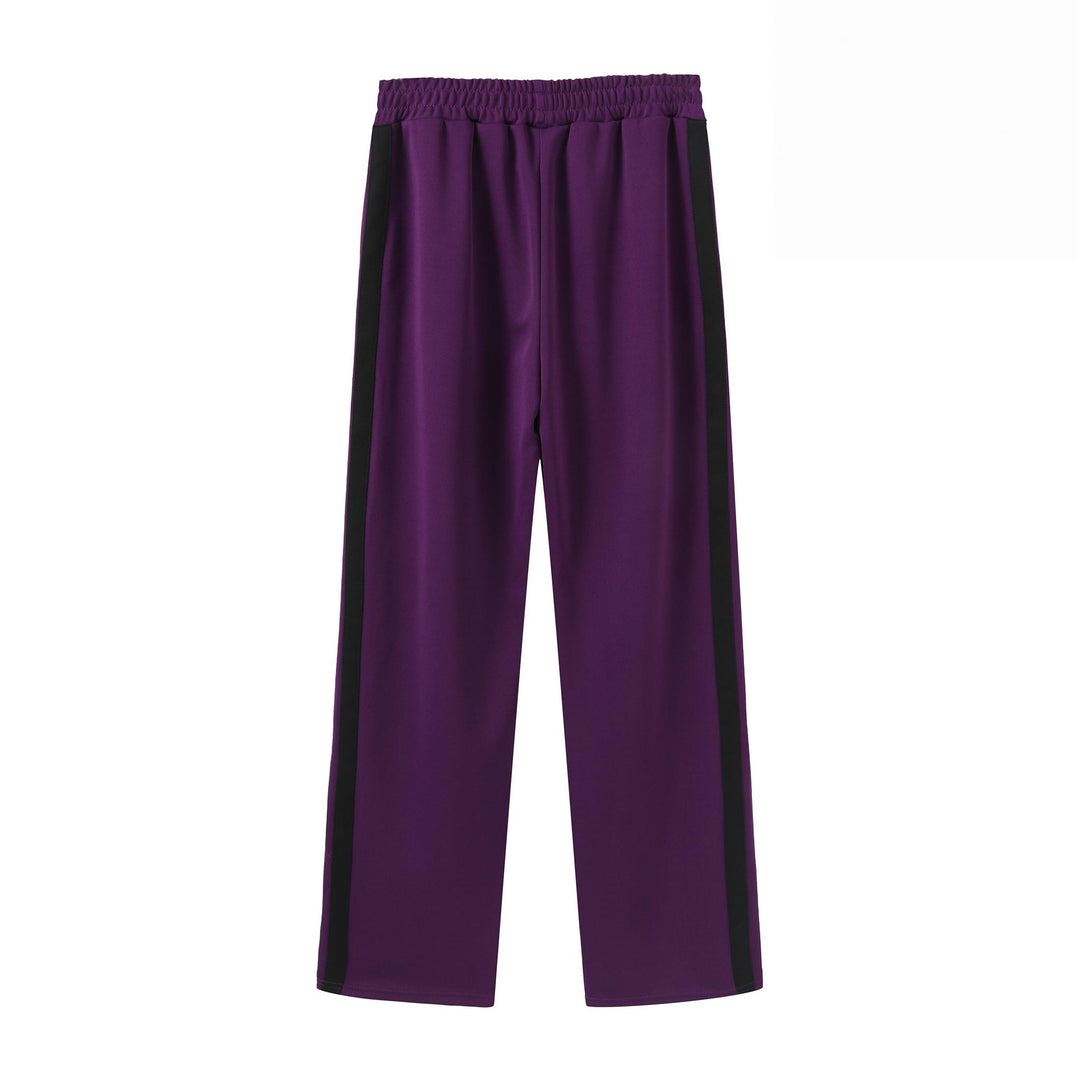 Purple Jersey Pants & Shorts, Full Elastic Waist (Purple) 44859:826792