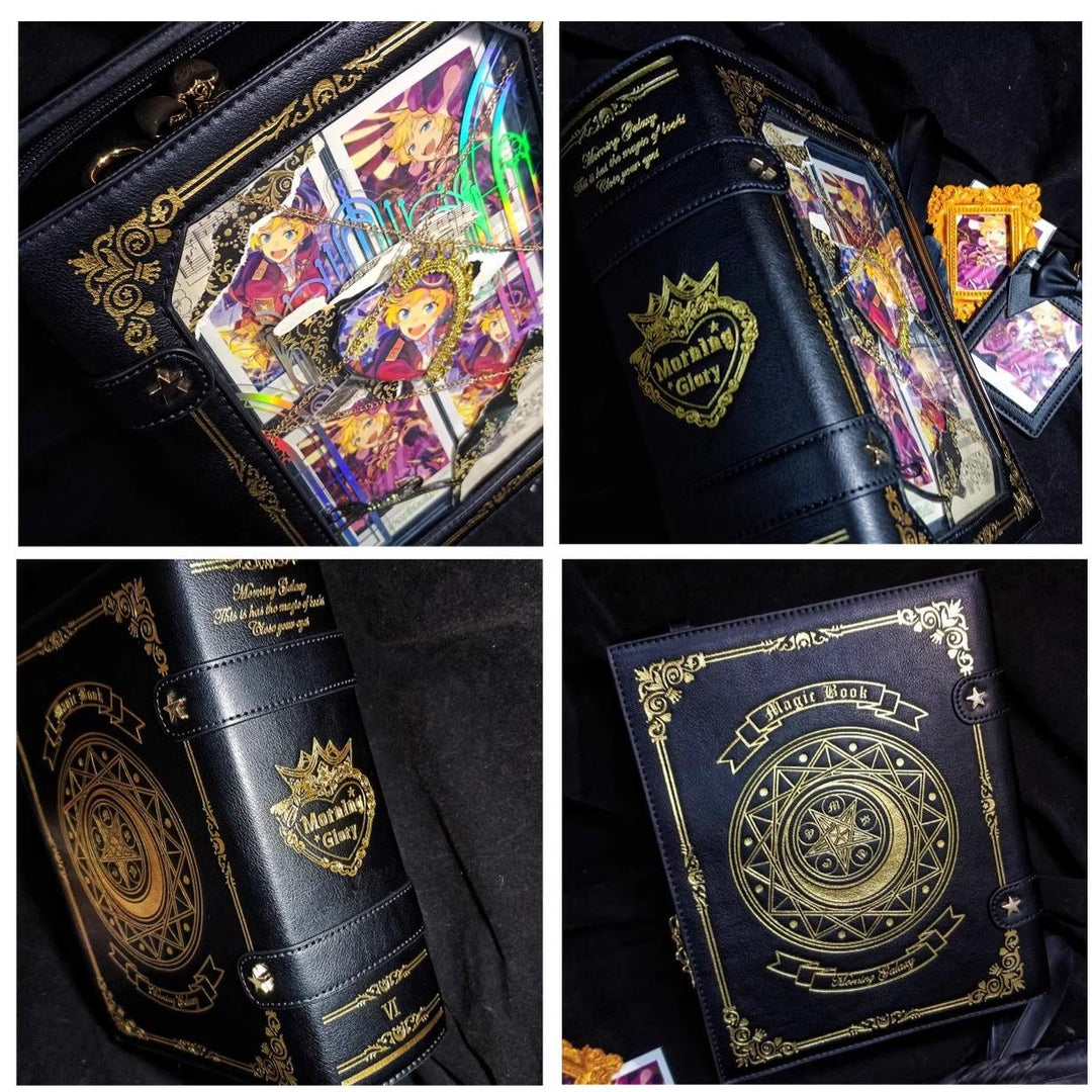 Vintage Collegiate Magic Book It Bag With Gold Foil Embossing 21902:331746 21902:331746