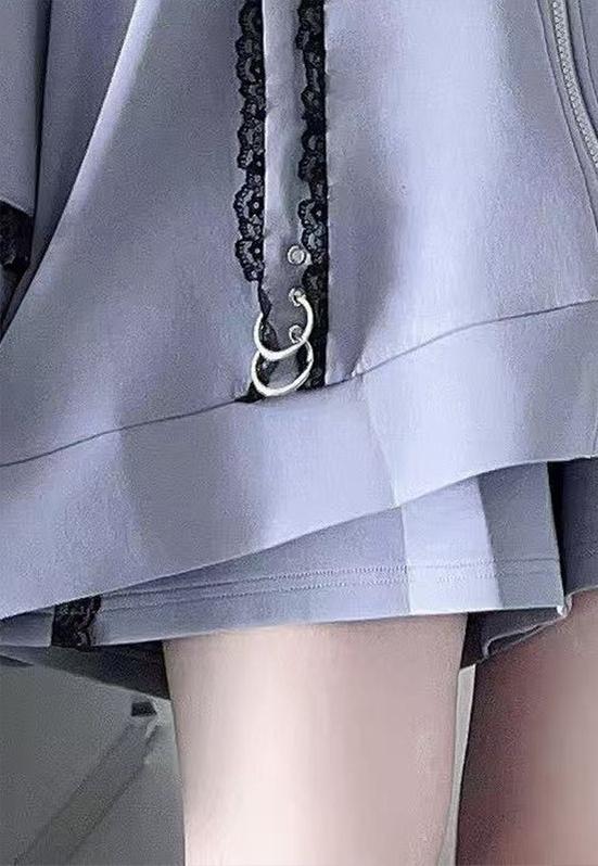 Subcul Jirai Zip-Up Hoodie, Rabbit Ear (L M XL) 44415:807797