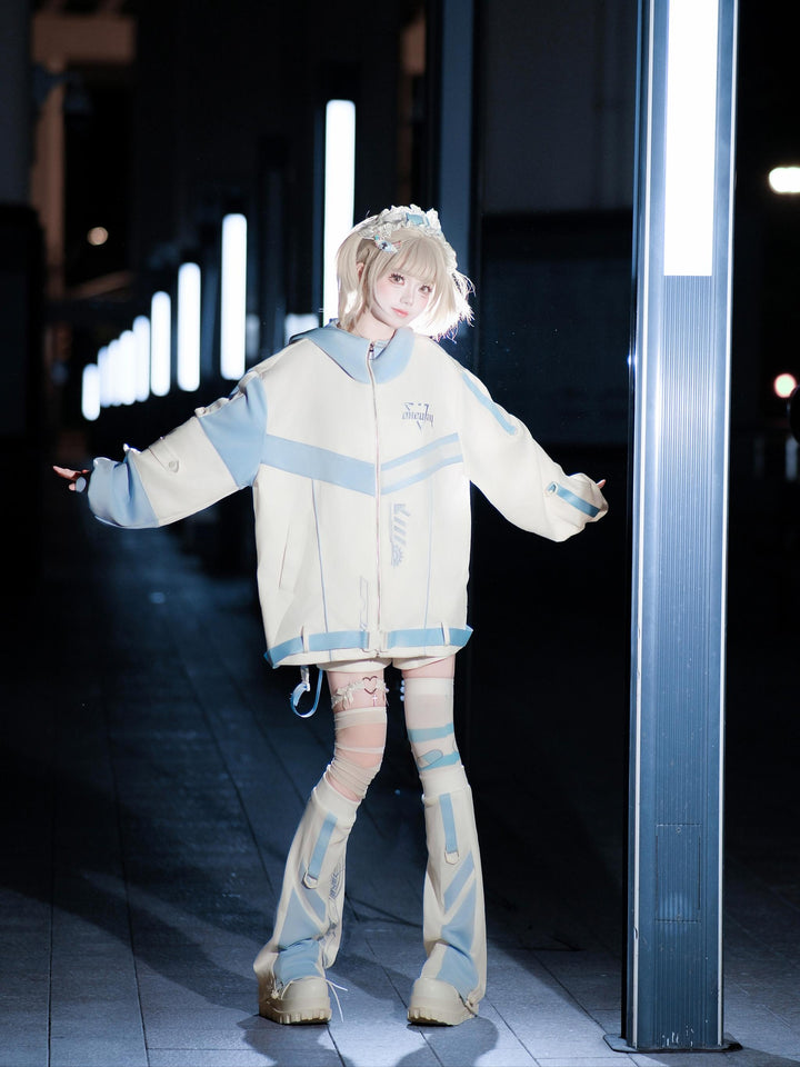 Plus Size Tenshi Kaiwai Outfit, Jacket and Shorts 44120:796974