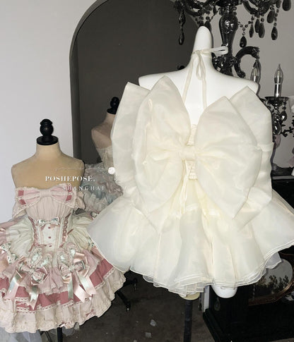 Pink Lolita Dress Corset Dress Princess Dress 36384:540884 36384:540884