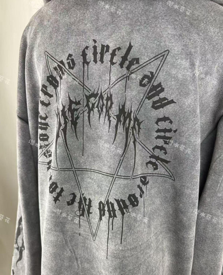 Gothic Winter Hooded Jacket, Fleece Lining 44148:798111