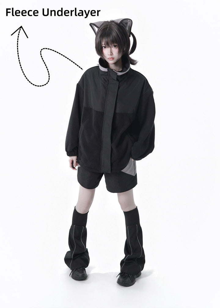 Tenshi Kaiwai Outfit, Windproof Jacket with Fleece Underlayer 44467:809439