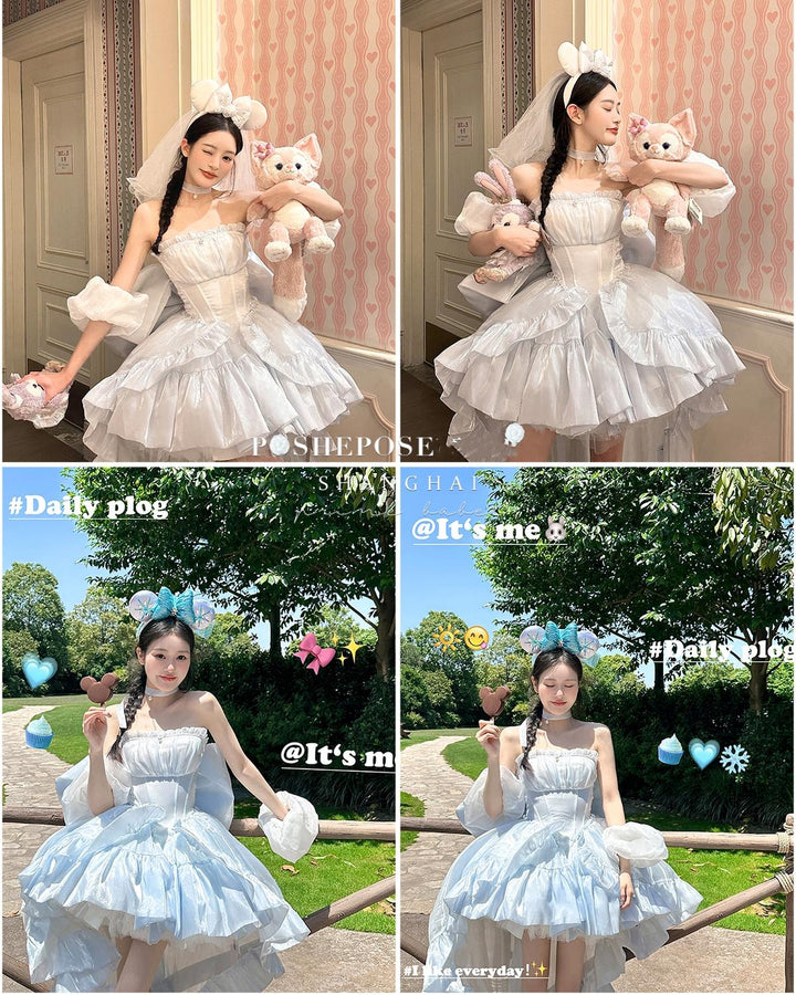 Lolita Dress Corset Dress Princess Vibe Dress Macaron Dress 36382:541850 36382:541850