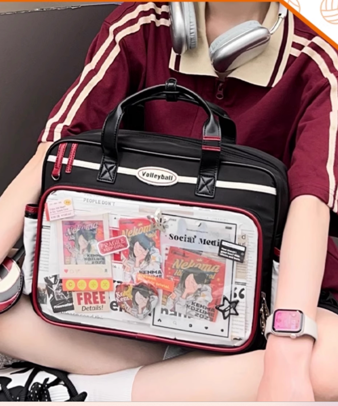 Volleyball Itabag Large Capacity Crossbody Bag 40118:677116