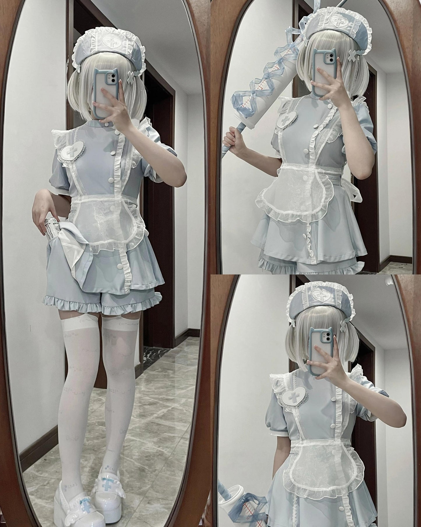 Tenshi Kaiwai Dress Set Nurse Medical Series Outfit Sets 37460:560248