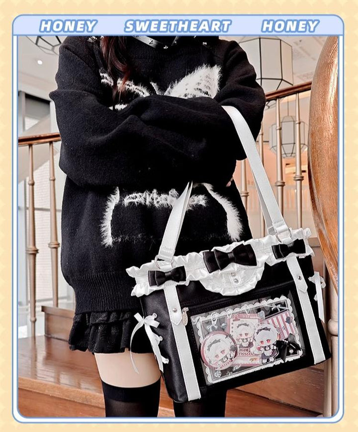 ACG Culture Satin Ita Bag Handle Bag With Removable Ribbon 43101:768413