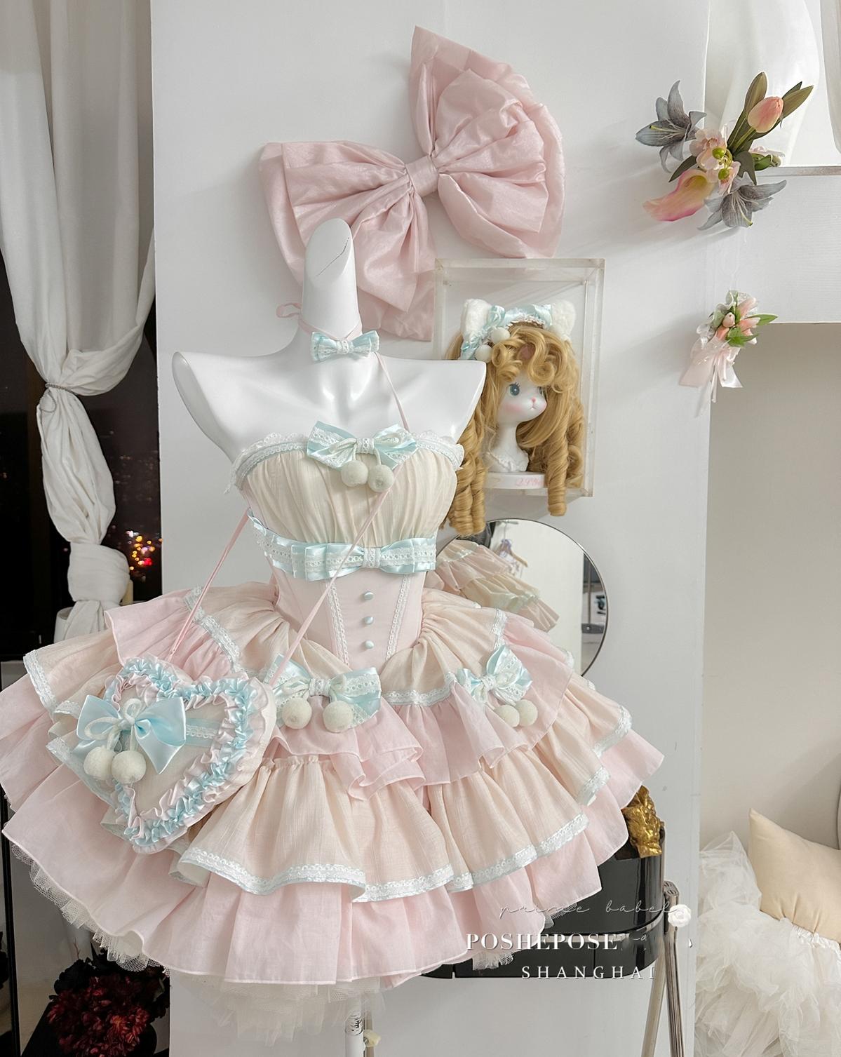 Lolita Petticoat Skirt White Multi-layer Pettipants 36394:549782