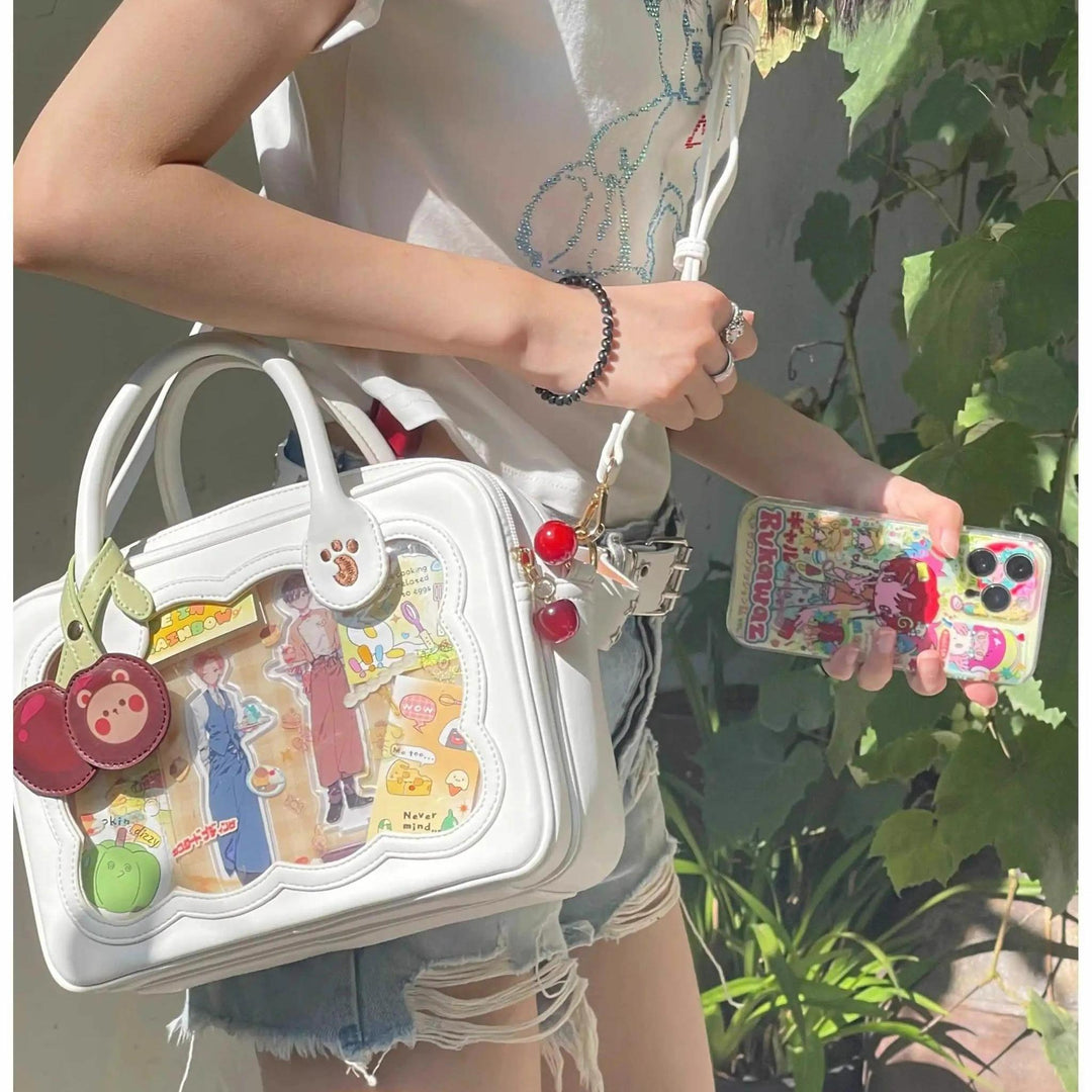 Cute Bow Bag Cherry Bear Cookie Crossbody Itabag 21908:366932 21908:366932