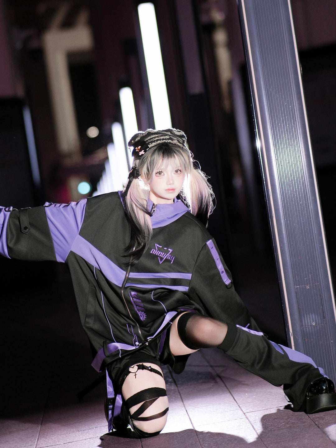 Plus Size Tenshi Kaiwai Outfit, Jacket and Shorts 44120:796977